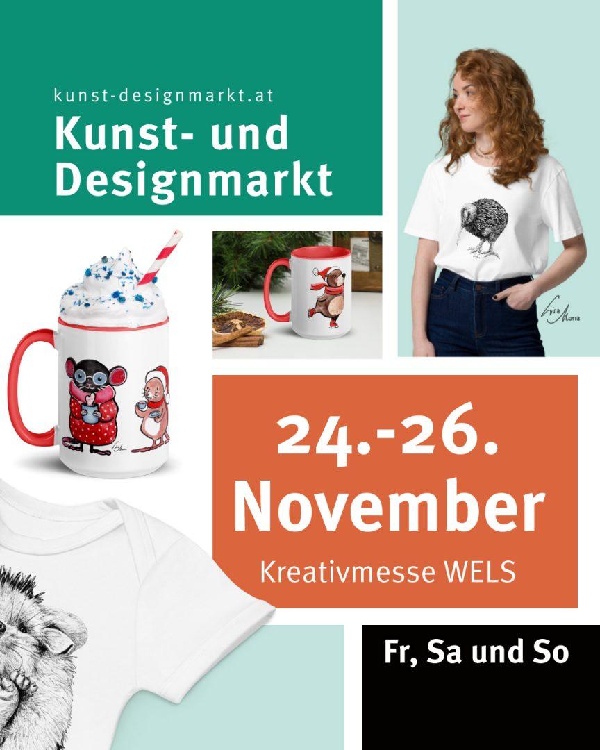 Lisa Mona auf der Kunst- und Designmesse