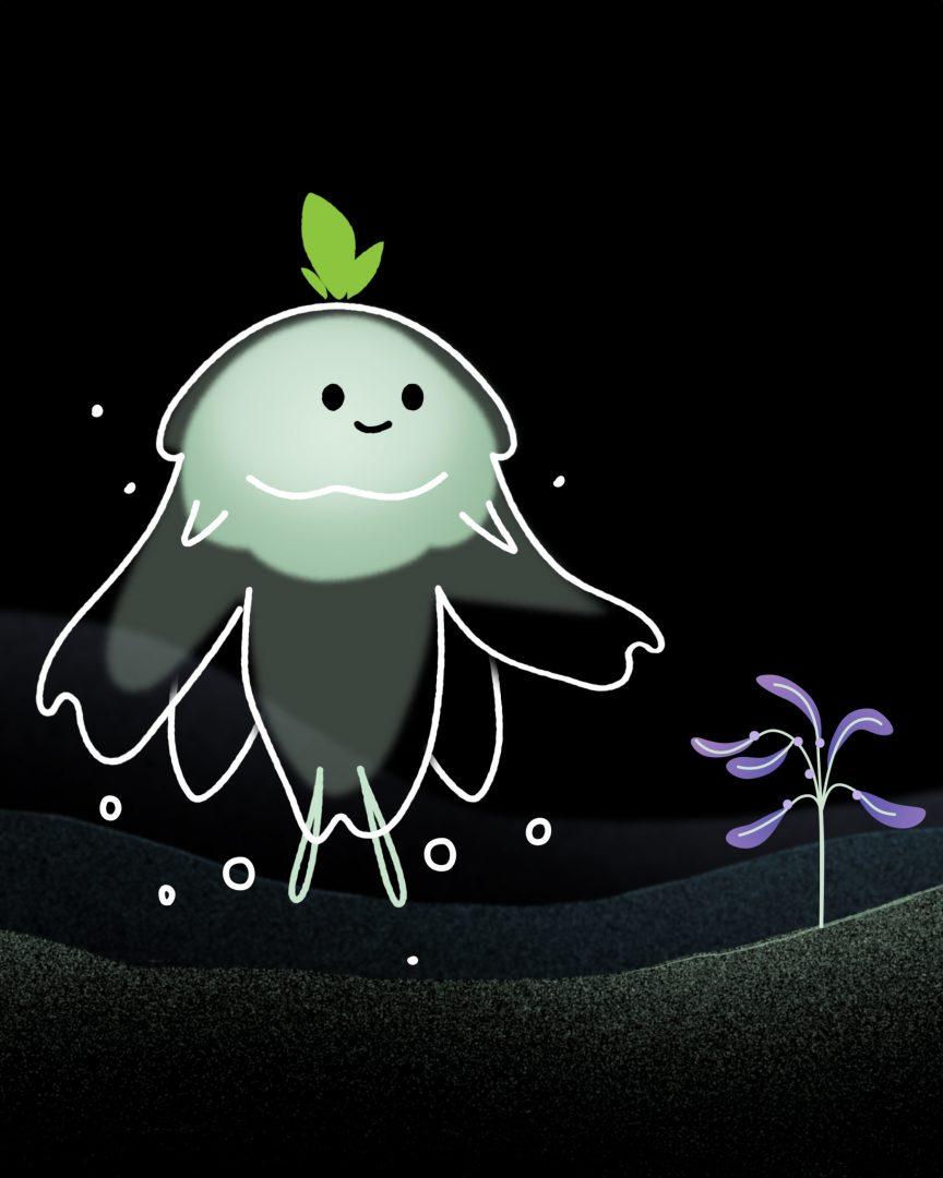 Bloom; Character Mi – 2d animierter Kurzfilm von Lisa Mona